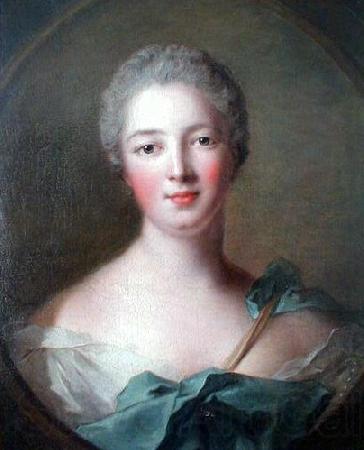 Jean Marc Nattier Portrait de Madame de Pompadour en Diane Spain oil painting art